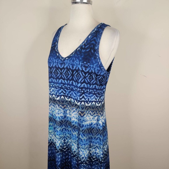 Karen Kane Blue Patterned Dress - Picture 7 of 10